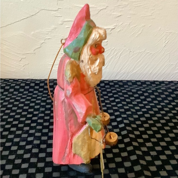 House of Hatten Folk Art Santa Claus Figurine | Vintage Christmas Decorations - Picture 4 of 5